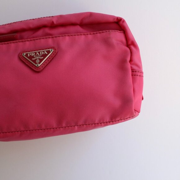 Authentic Preowned Prada Pink Nylon Pouch - Picture 3 of 14
